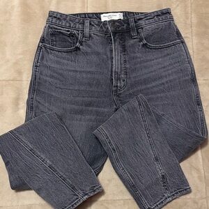 Abercrombie & Fitch High Rise Jeans - Charcoal